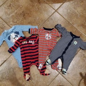 Newborn footed sleepers/pajamas